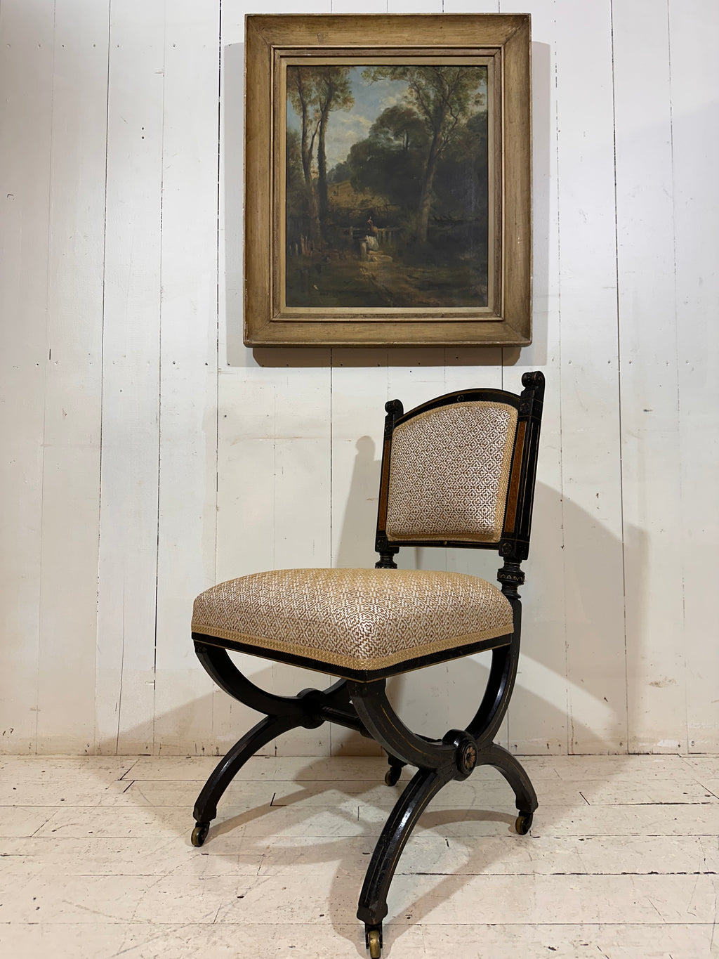 Pair of Antique Aesthetic Movement Bedroom Chairs