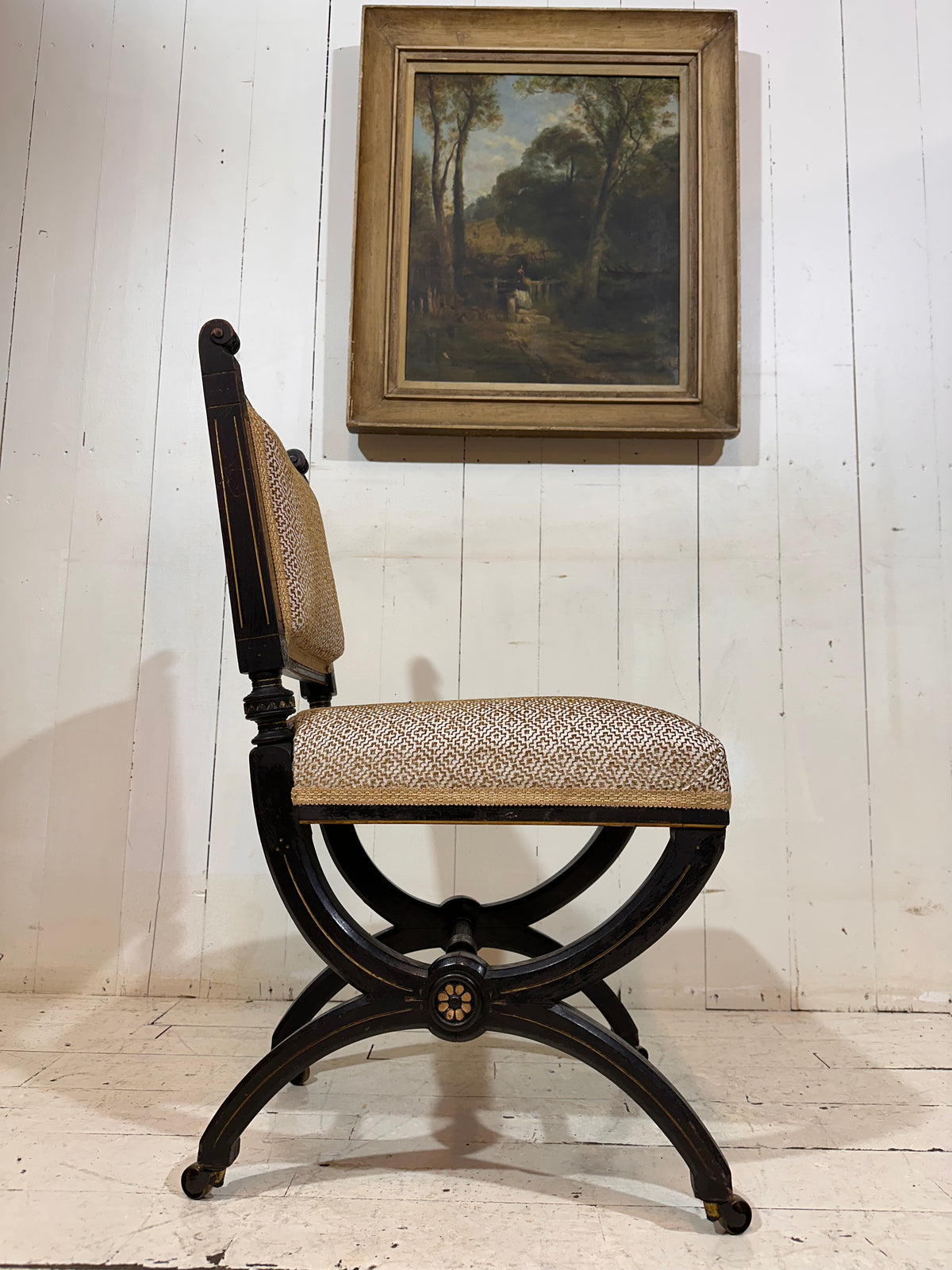 Pair of Antique Aesthetic Movement Bedroom Chairs