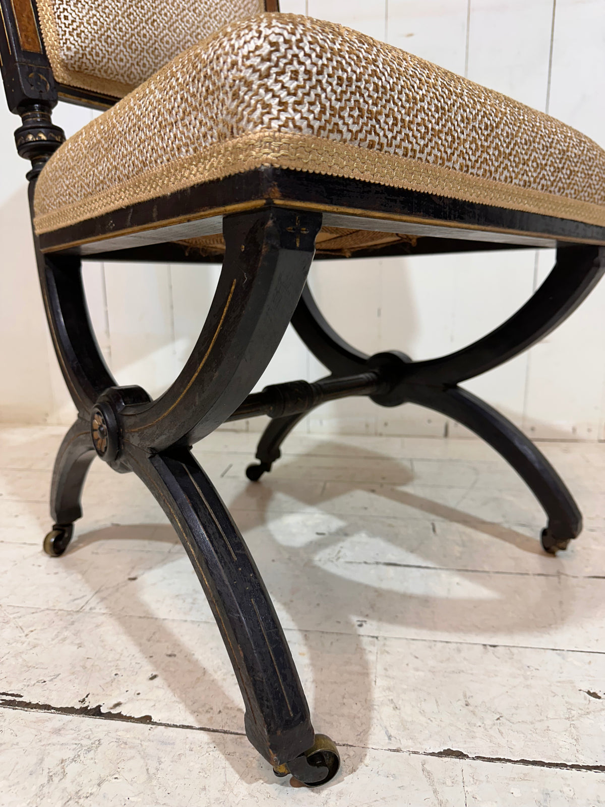 Pair of Antique Aesthetic Movement Bedroom Chairs