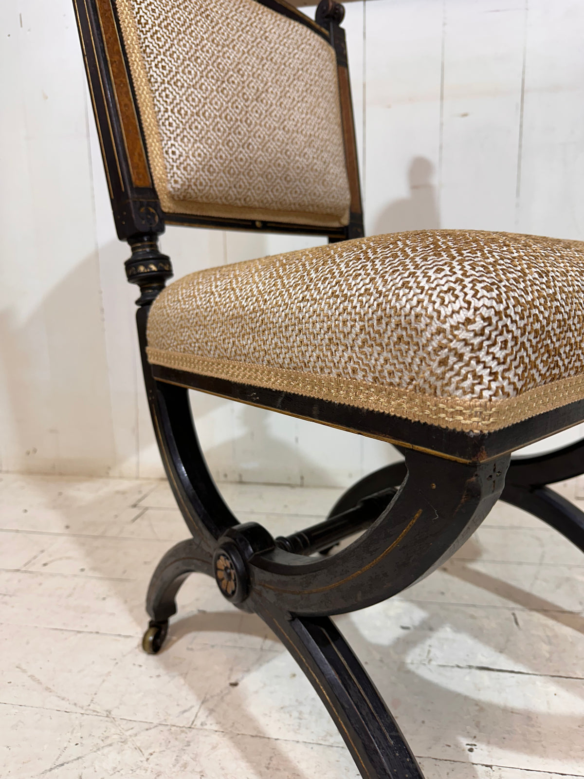 Pair of Antique Aesthetic Movement Bedroom Chairs
