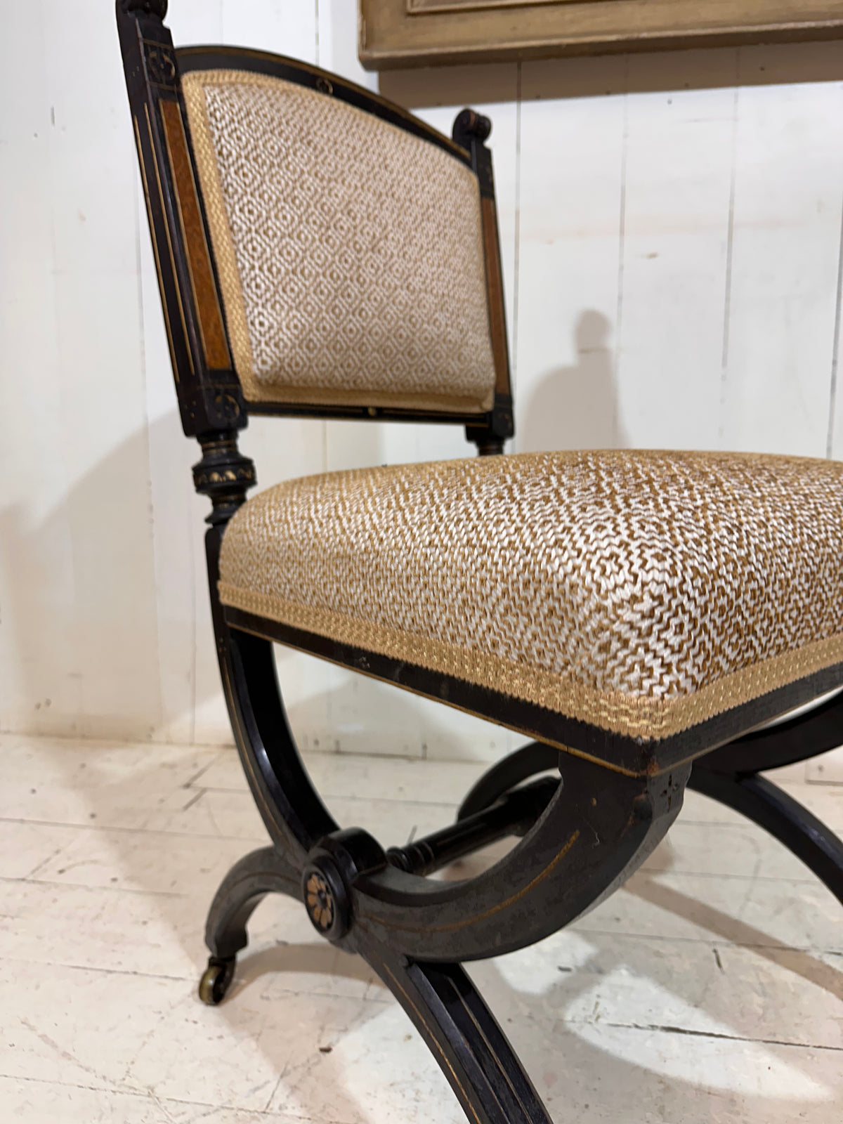 Pair of Antique Aesthetic Movement Bedroom Chairs