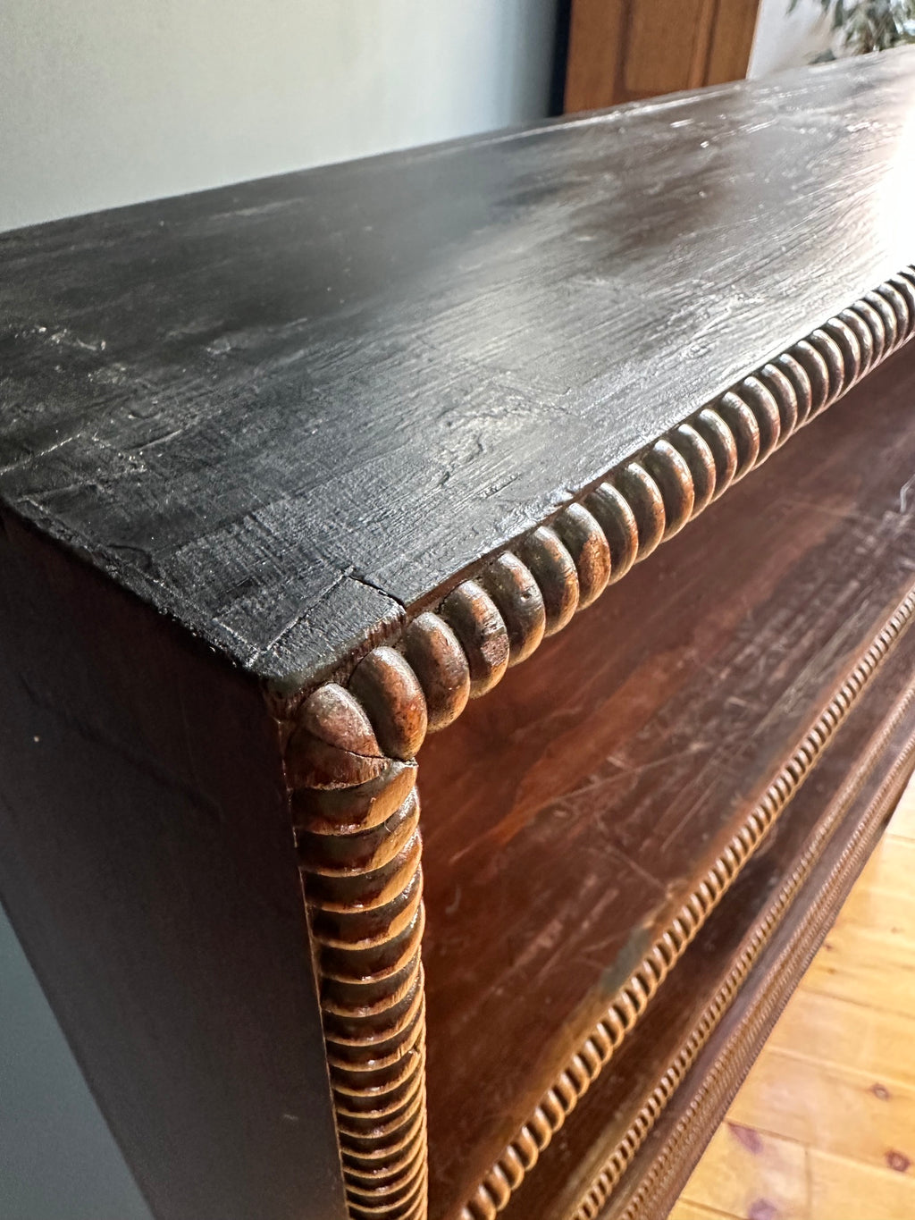 Mahogany Adjustable Shelf Bookcase by Waring & Gillow