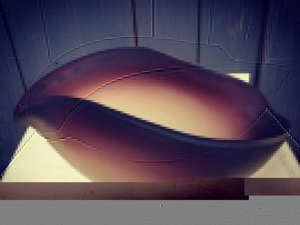 1950's Italian Handmade Smoked Glass Bowl