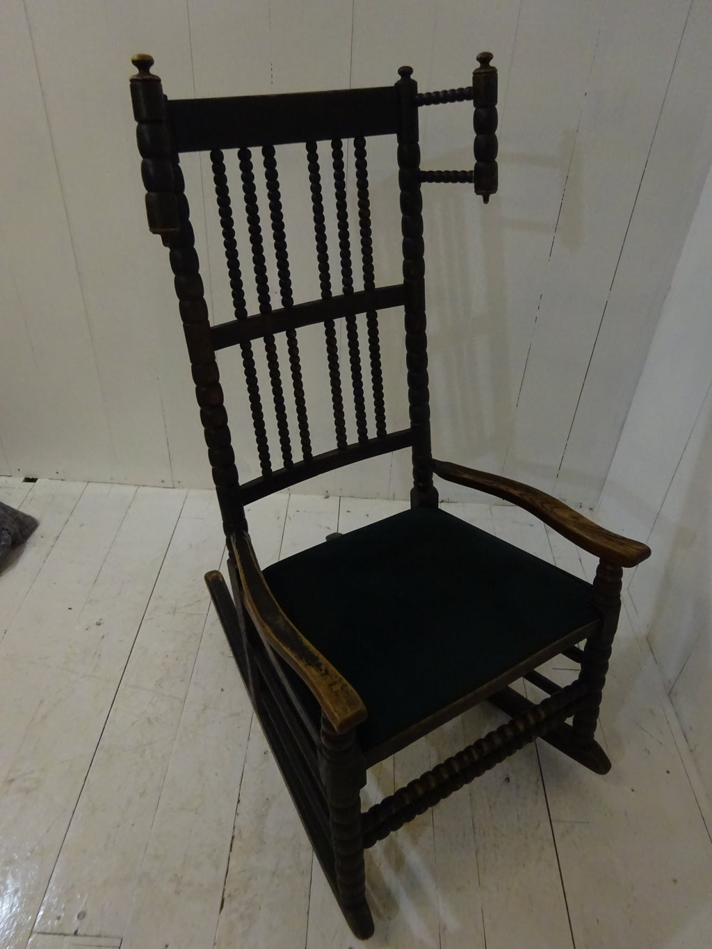 Early 19th Century Lancashire Bobbin Rocking Chair