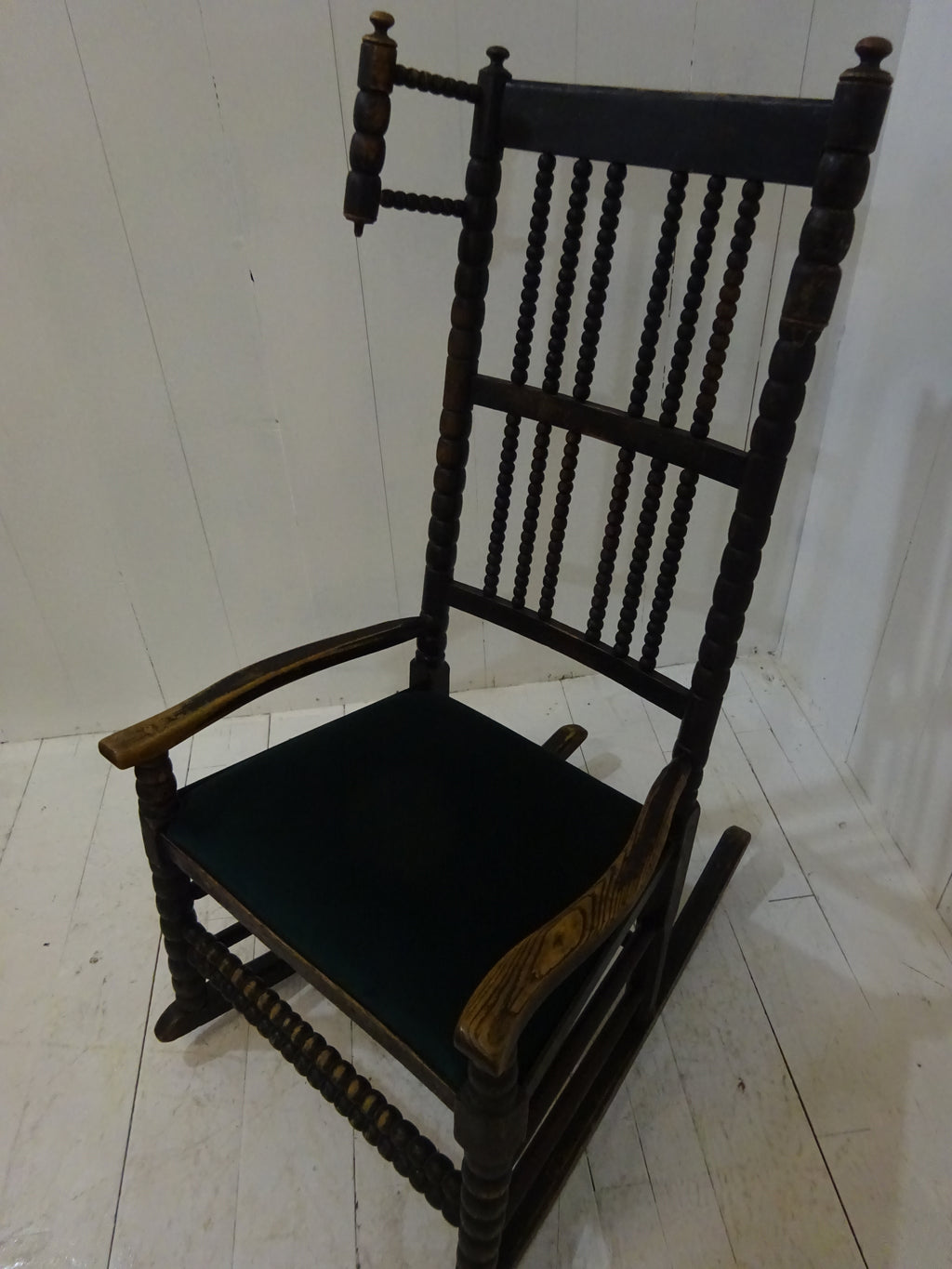 Early 19th Century Lancashire Bobbin Rocking Chair