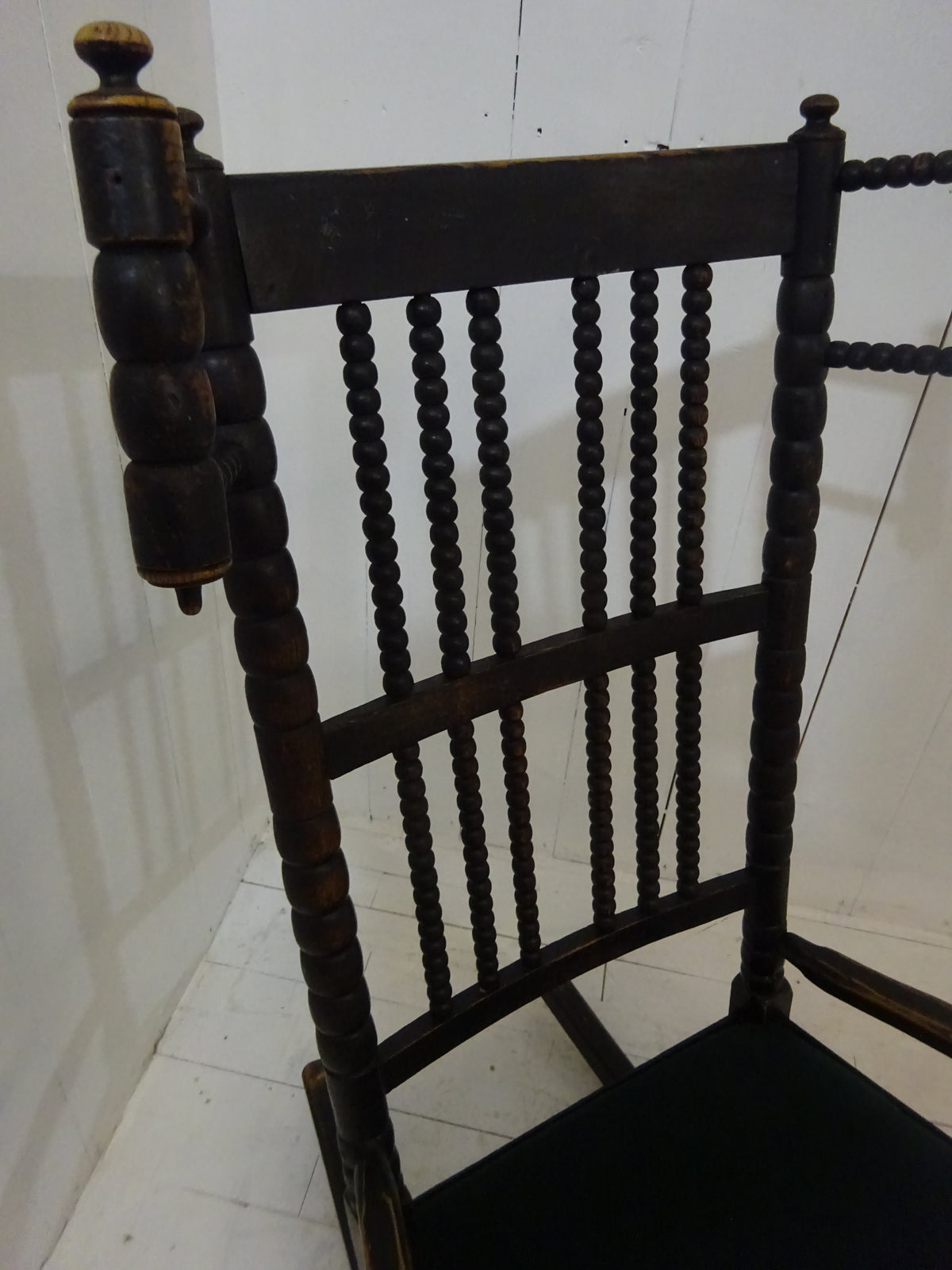 Early 19th Century Lancashire Bobbin Rocking Chair