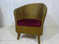 Original Lloyd Loom Bedroom Chair with Velvet Seat Pad