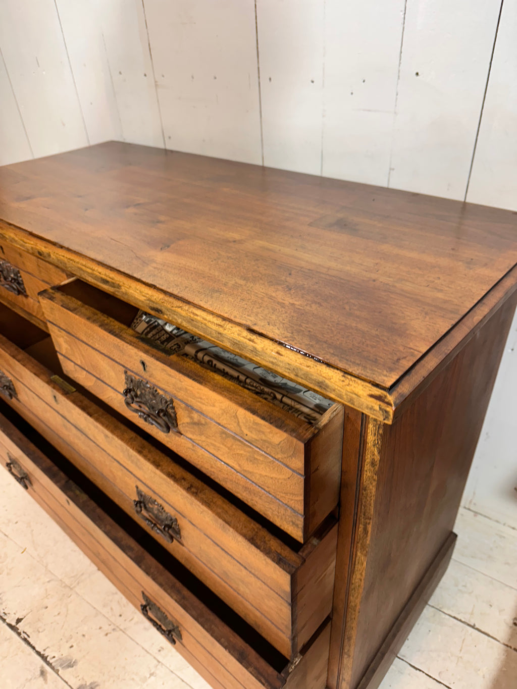 Edwardian Chest Of Drawers -Hand Crafted Antique