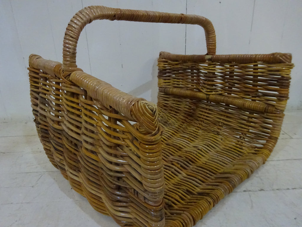 Vintage Wicker Log Basket
