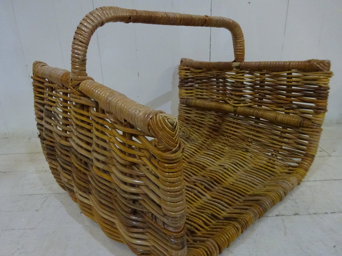 Vintage Wicker Log Basket