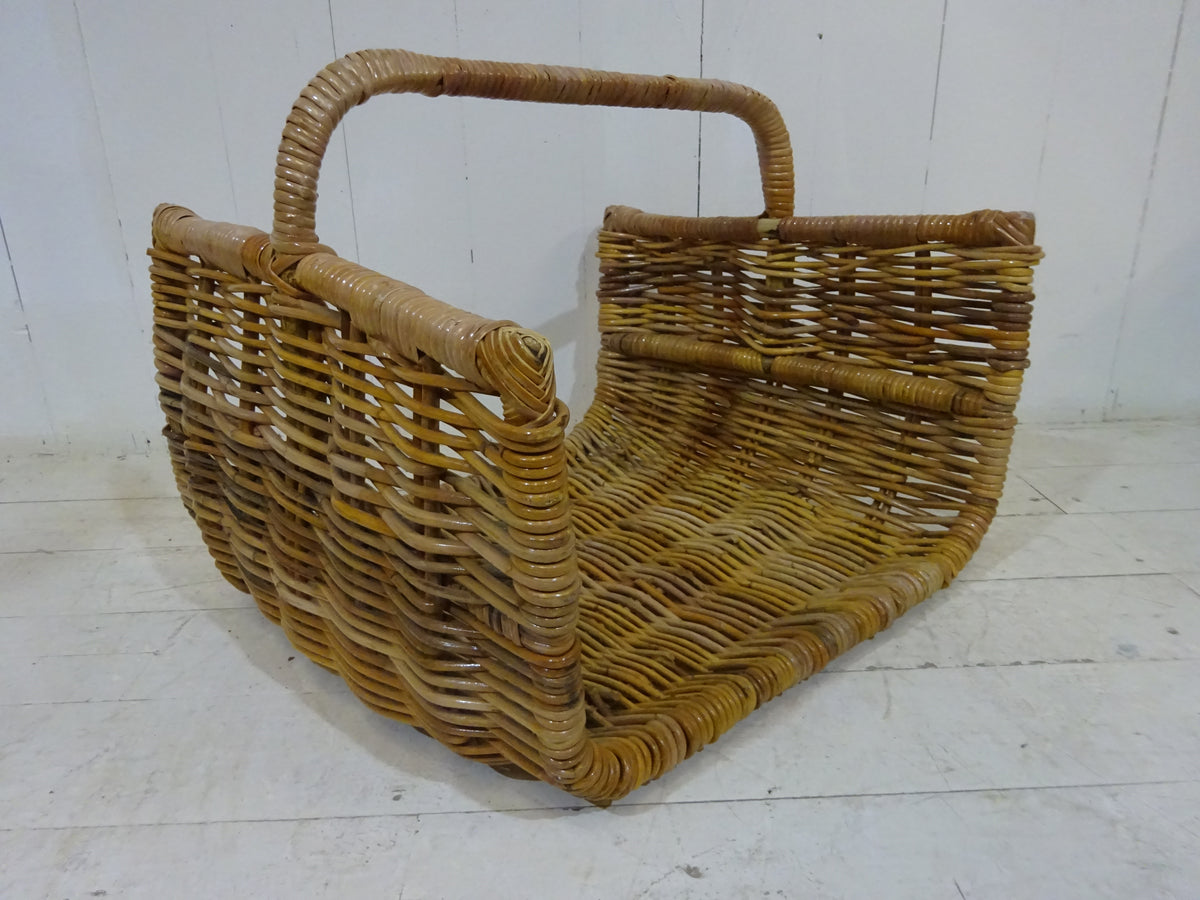 Vintage Wicker Log Basket