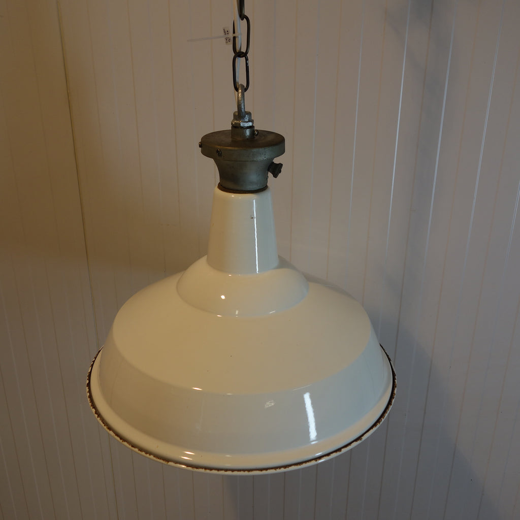 1940's Benjamin Enamel Factory Lights
