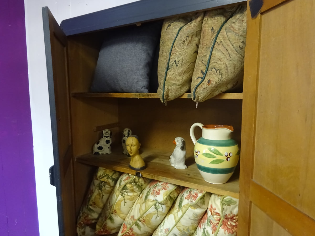 Art Deco Pantry Cupboard in Solid Pine