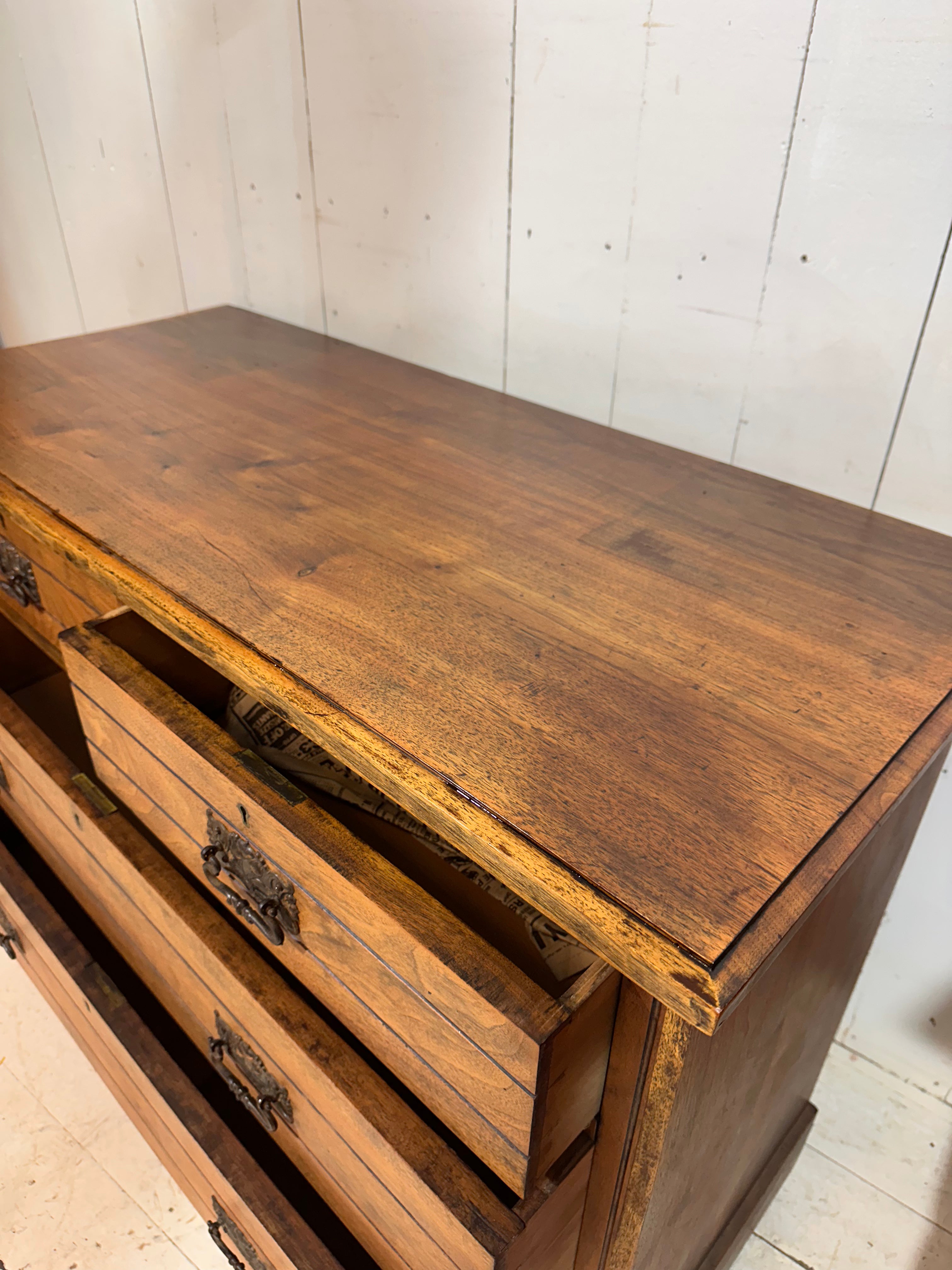 Edwardian Chest Of Drawers -Hand Crafted Antique