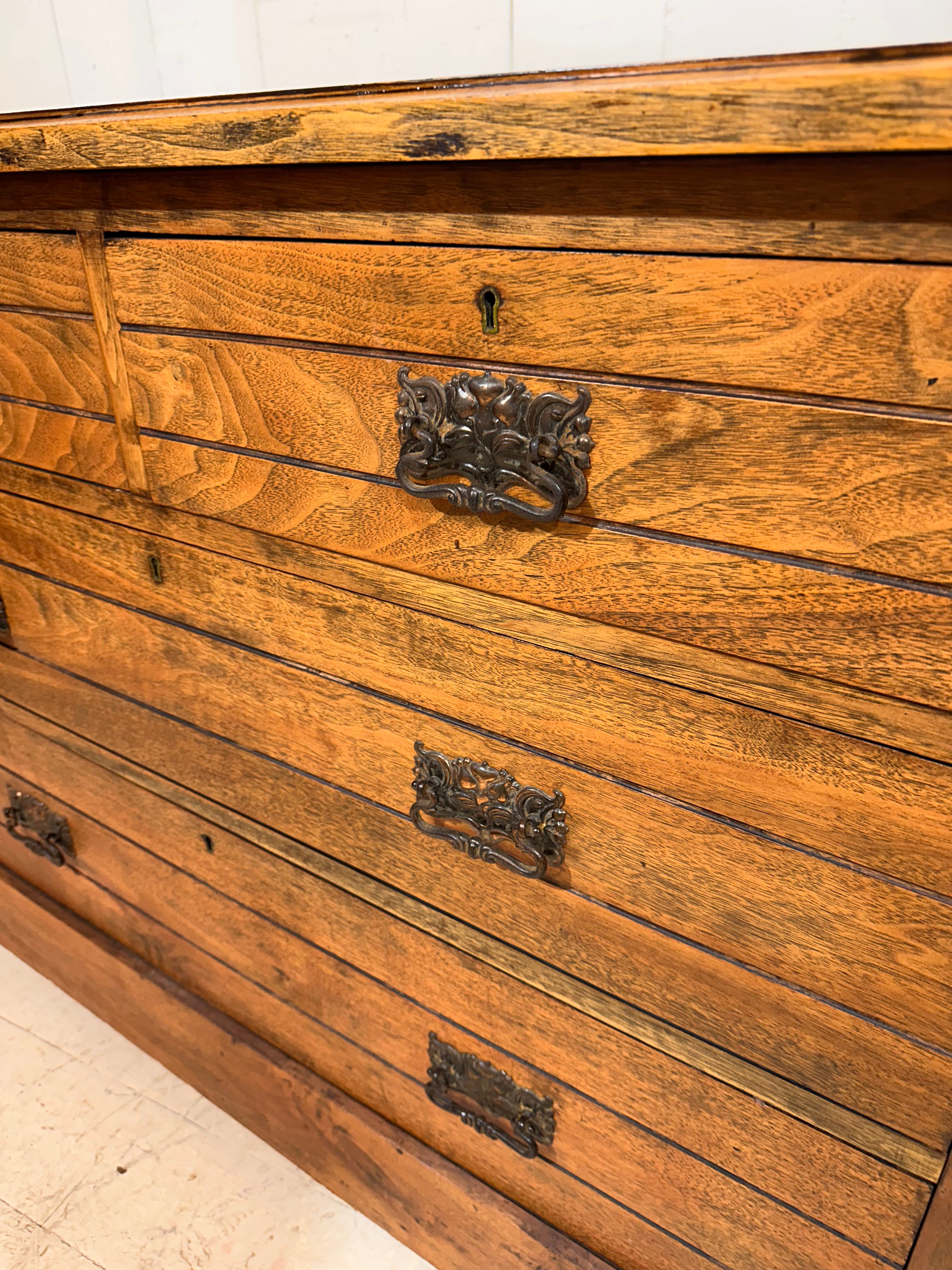 Edwardian Chest Of Drawers -Hand Crafted Antique