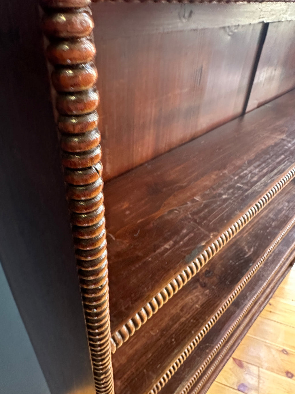 Mahogany Adjustable Shelf Bookcase by Waring & Gillow