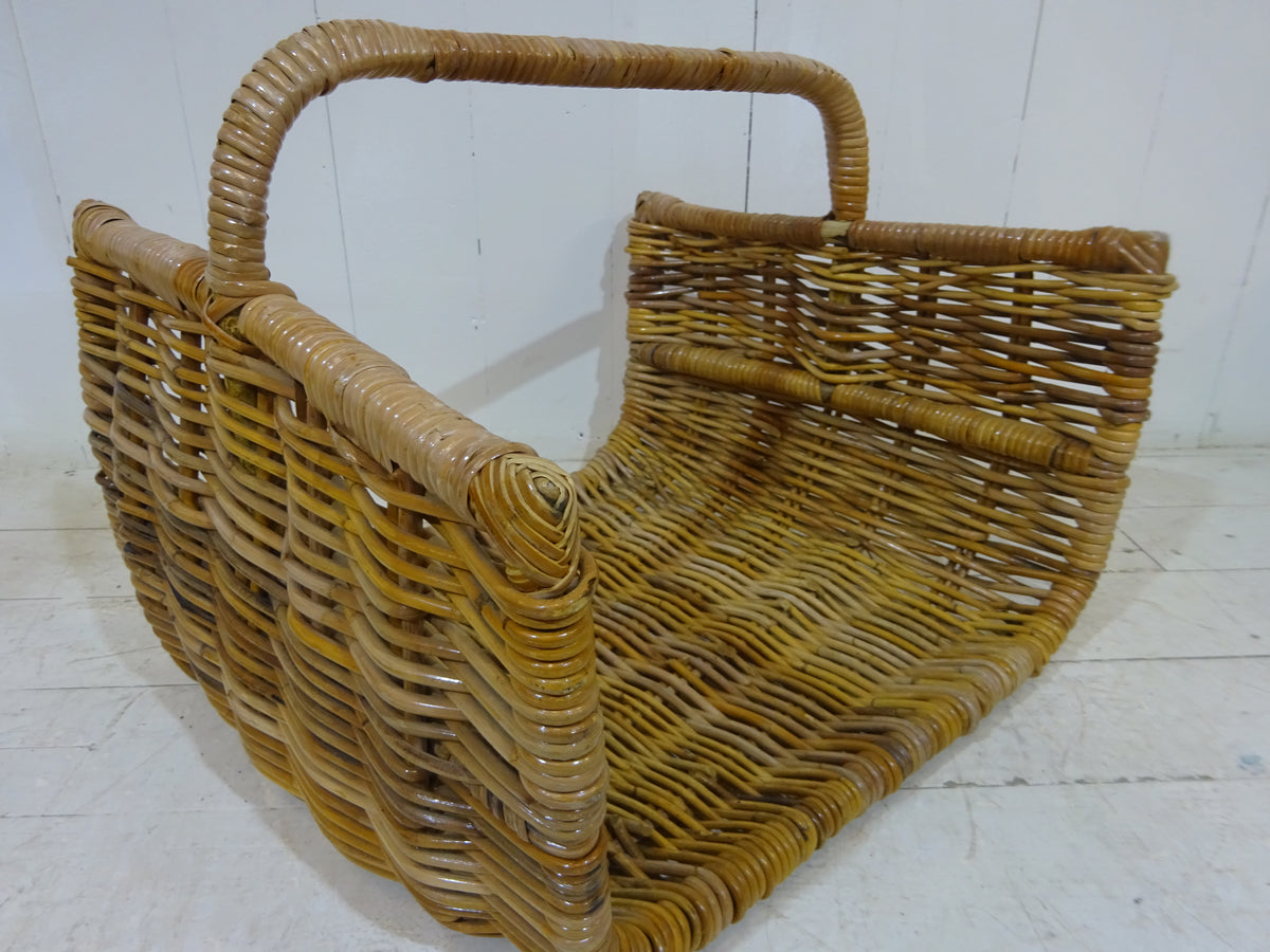 Vintage Wicker Log Basket