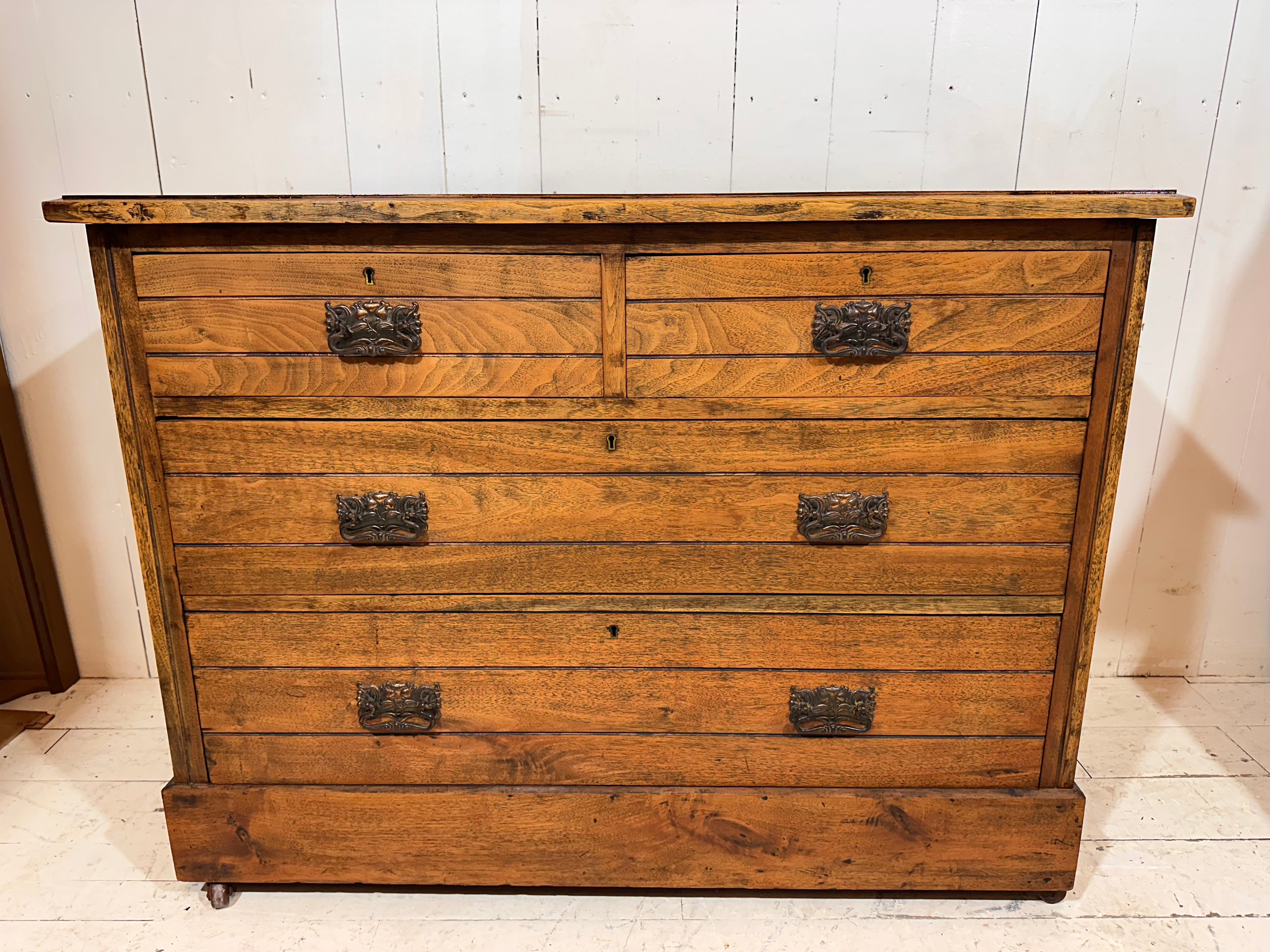 Edwardian Chest Of Drawers -Hand Crafted Antique