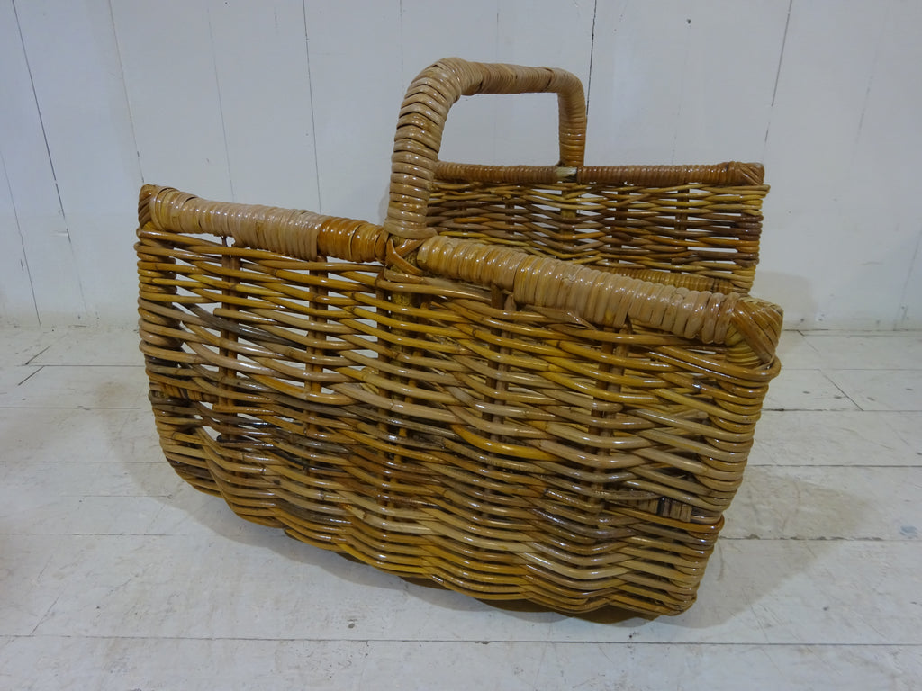 Vintage Wicker Log Basket