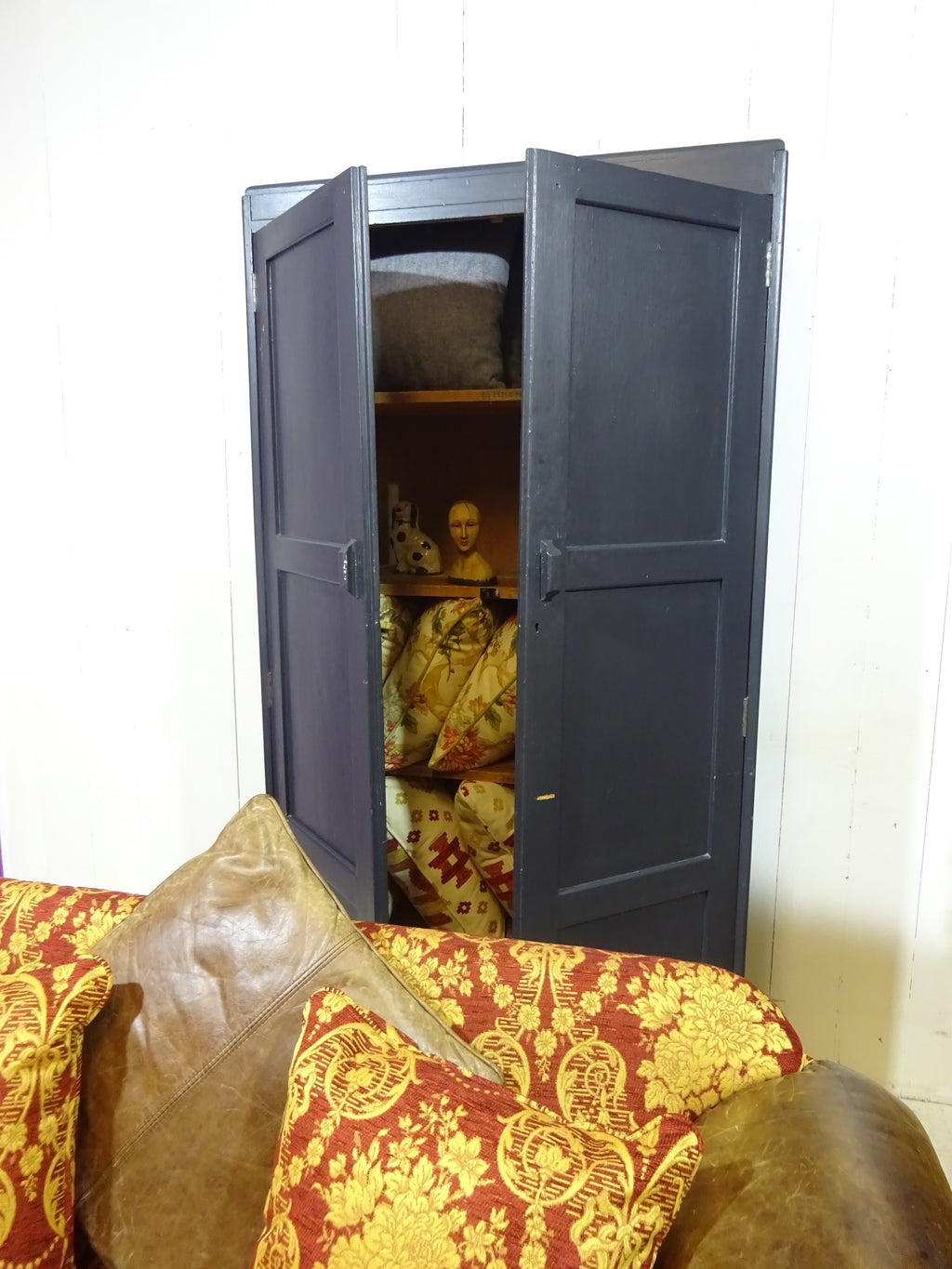 Art Deco Pantry Cupboard in Solid Pine
