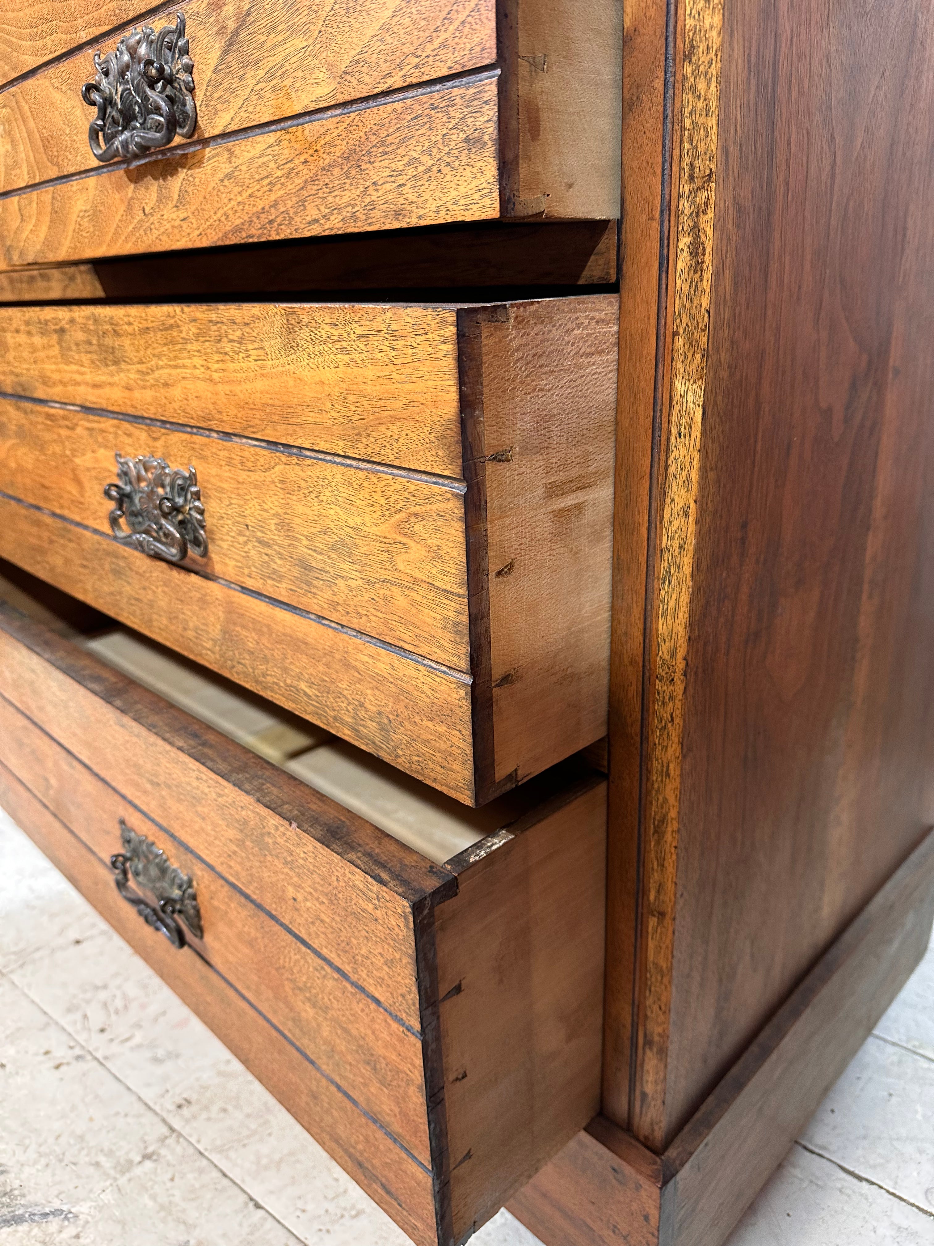 Edwardian Chest Of Drawers -Hand Crafted Antique