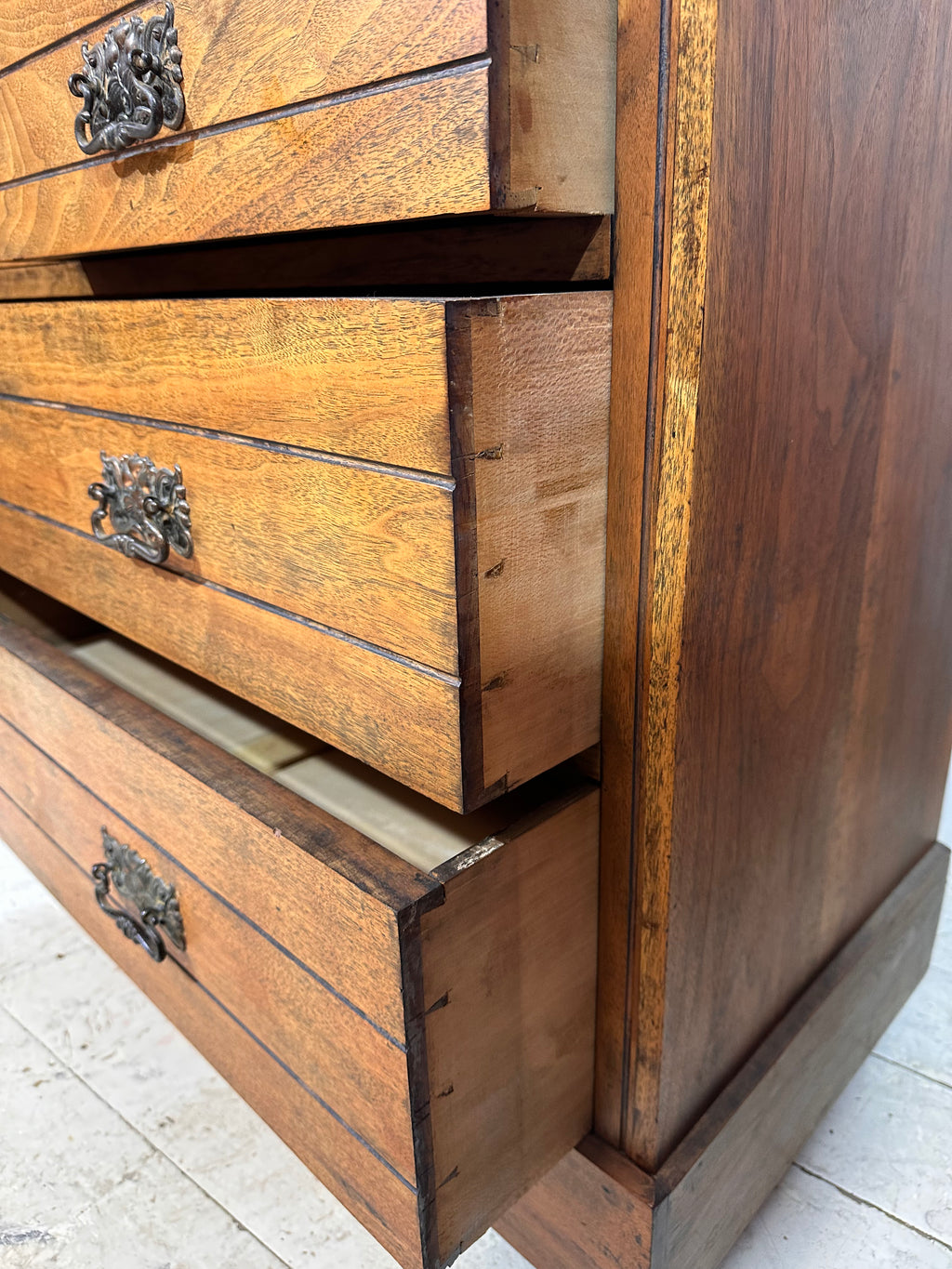 Edwardian Chest Of Drawers -Hand Crafted Antique