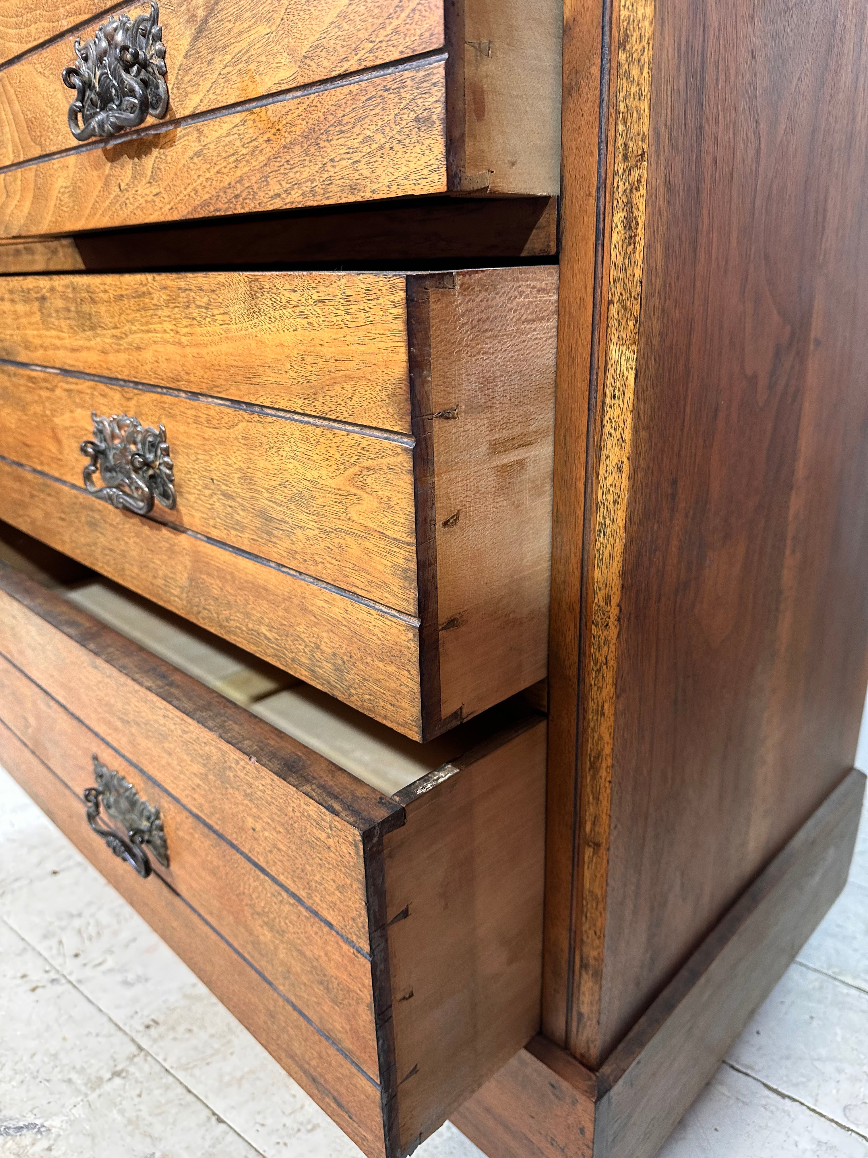 Edwardian Chest Of Drawers -Hand Crafted Antique