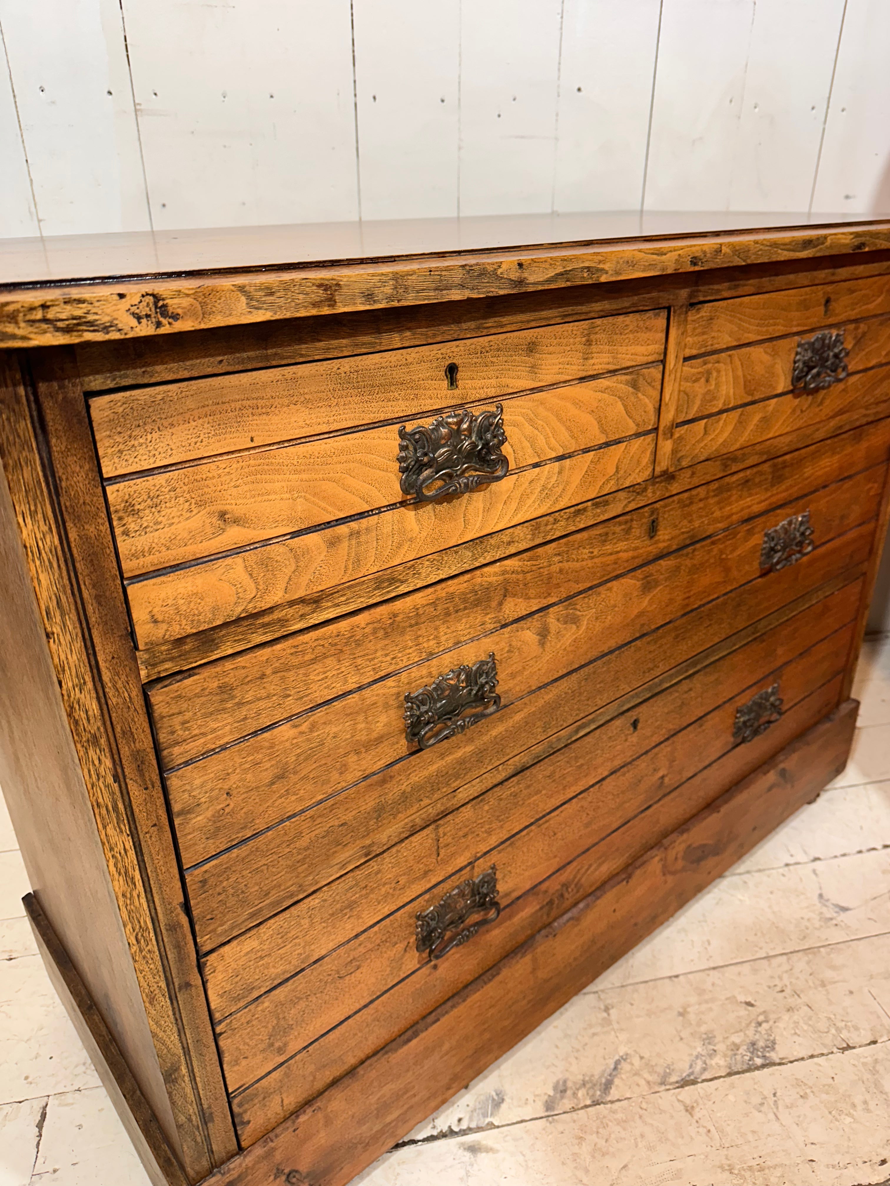 Edwardian Chest Of Drawers -Hand Crafted Antique