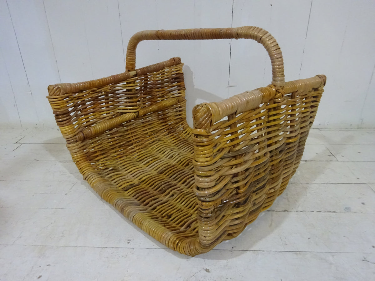 Vintage Wicker Log Basket