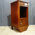 Elegant Art Deco Side Cabinet with Solid Marble Top