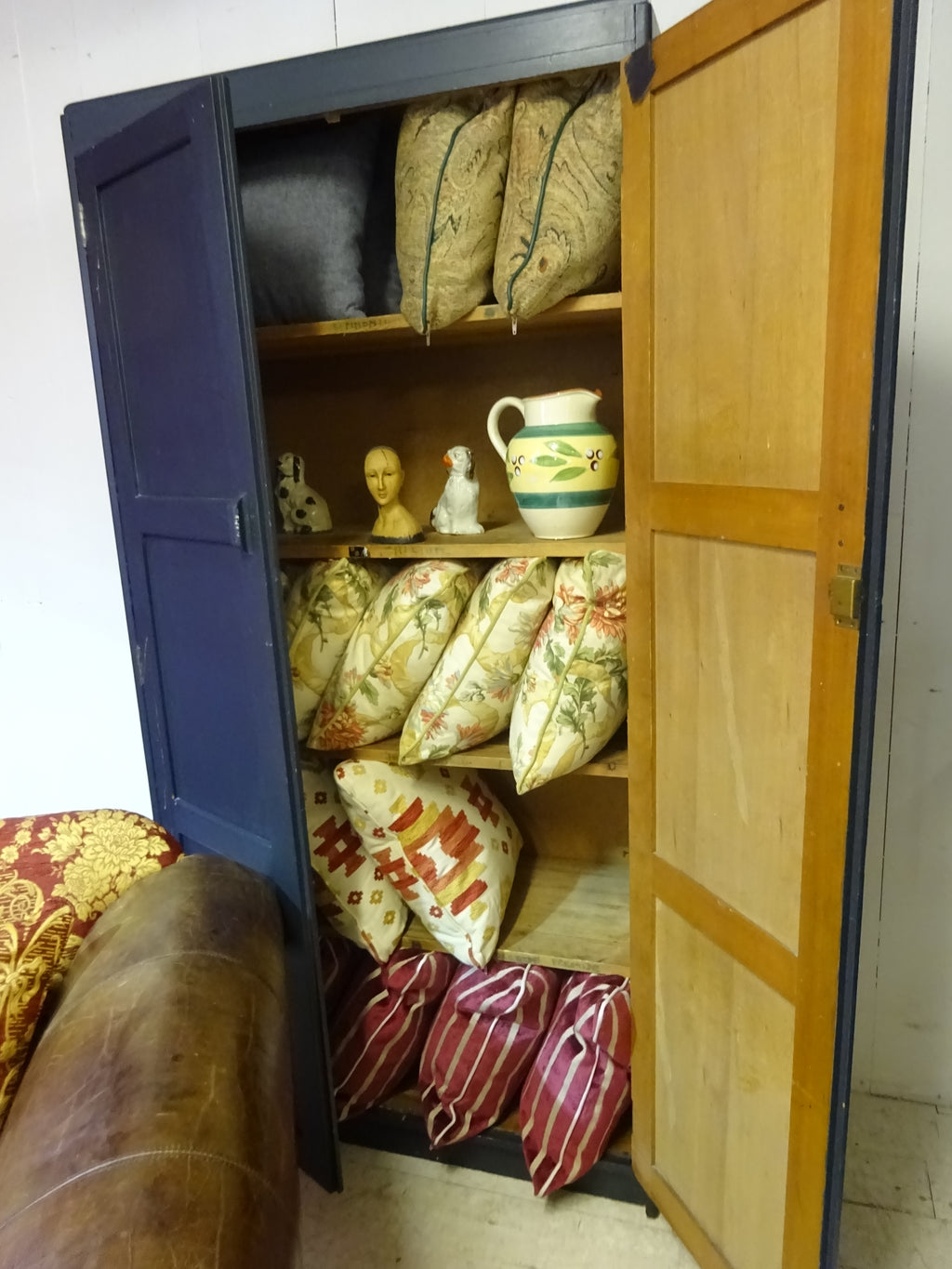 Art Deco Pantry Cupboard in Solid Pine
