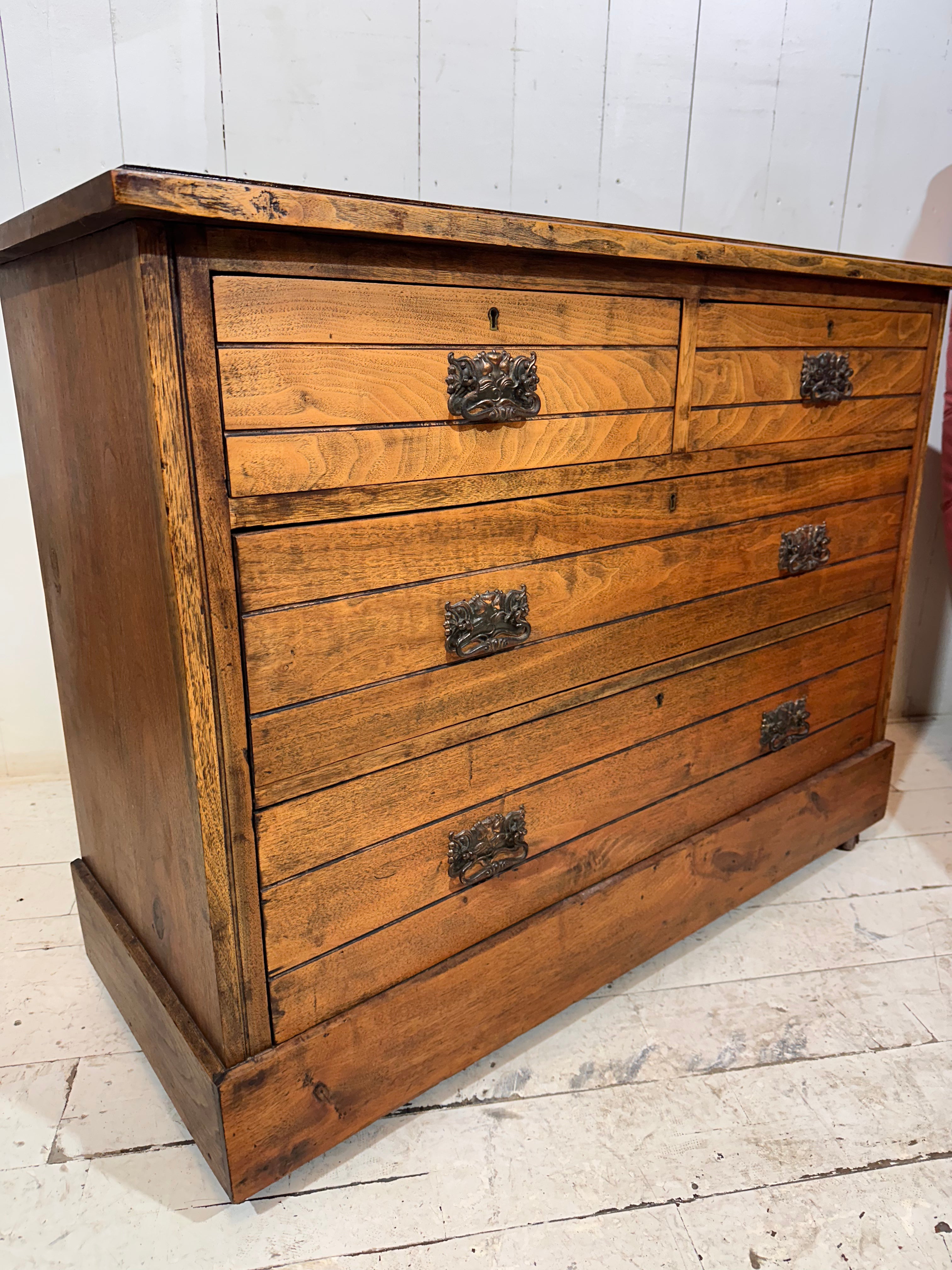 Edwardian Chest Of Drawers -Hand Crafted Antique