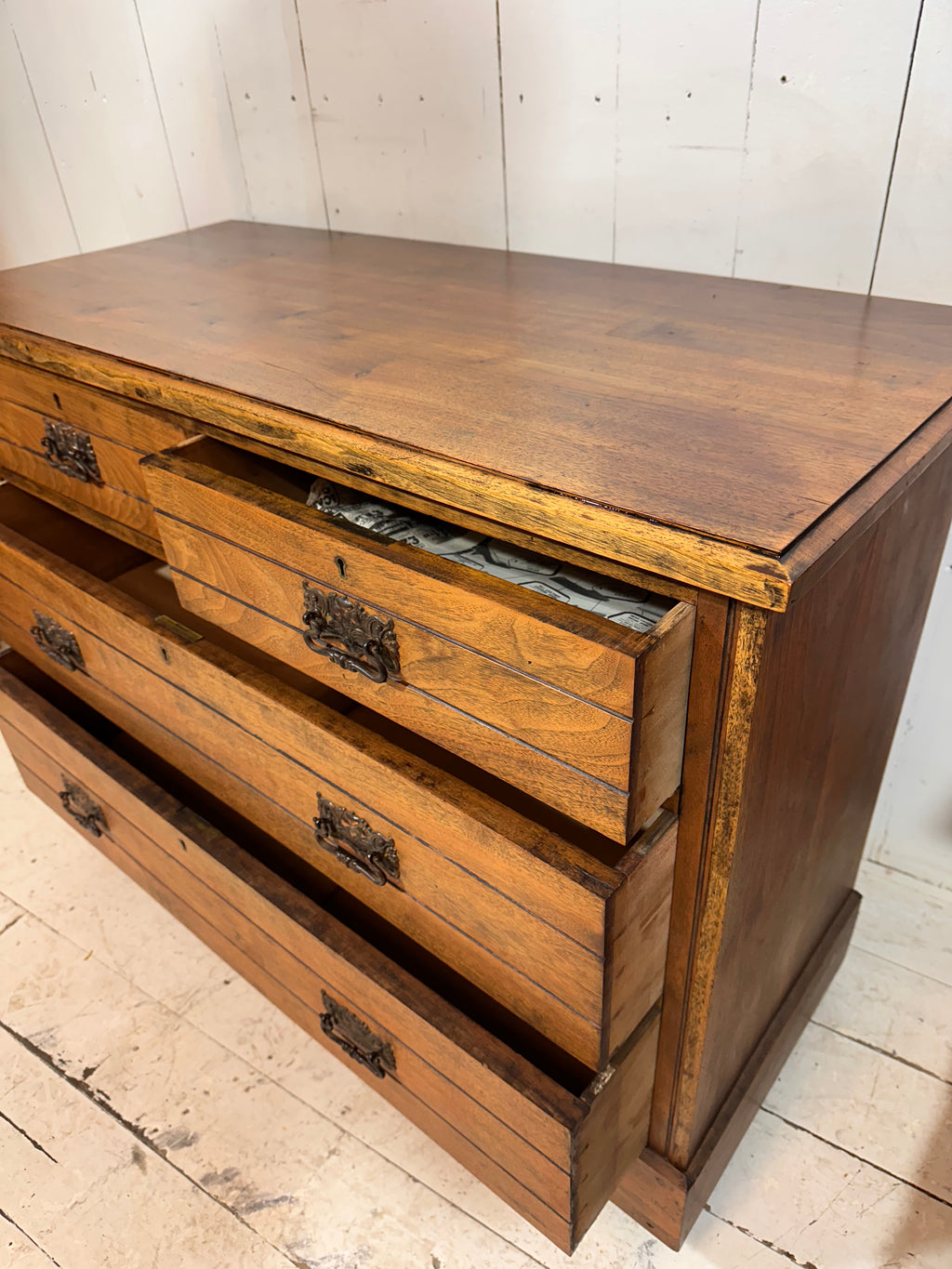 Edwardian Chest Of Drawers -Hand Crafted Antique