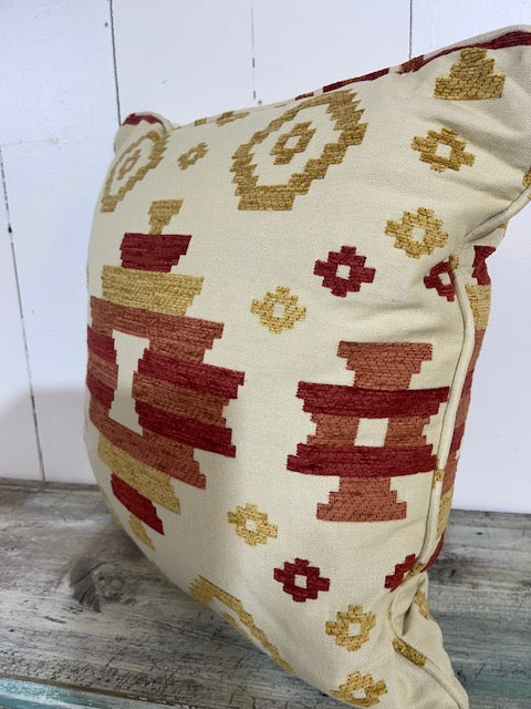 Limited Edition Scatter Cushion in Aztec Design