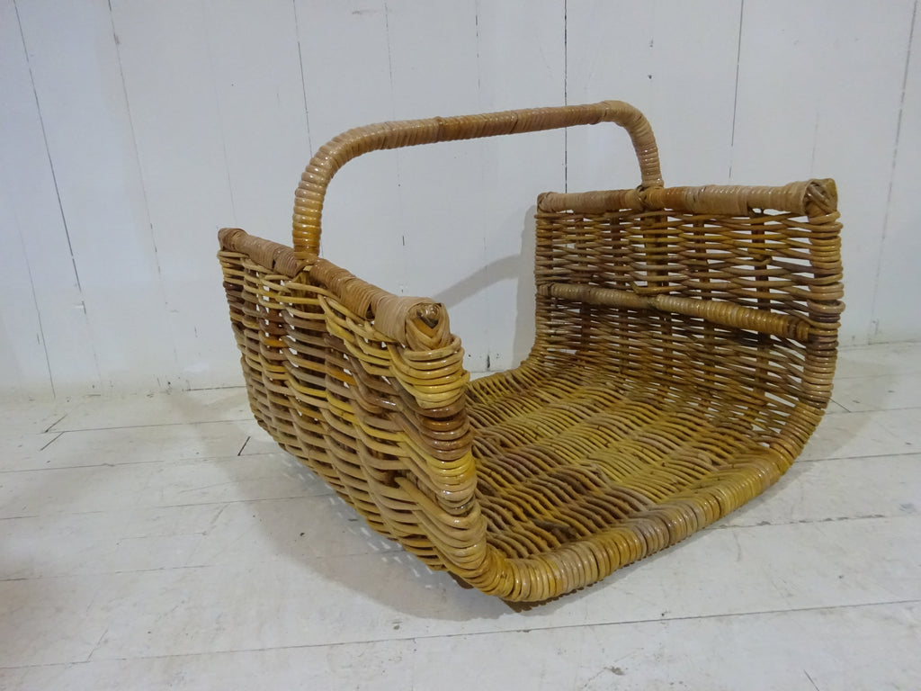 Vintage Wicker Log Basket