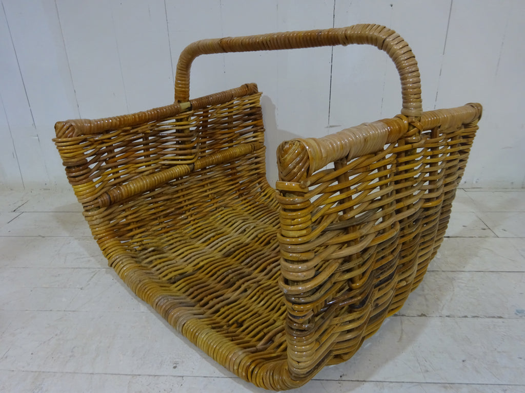 Vintage Wicker Log Basket