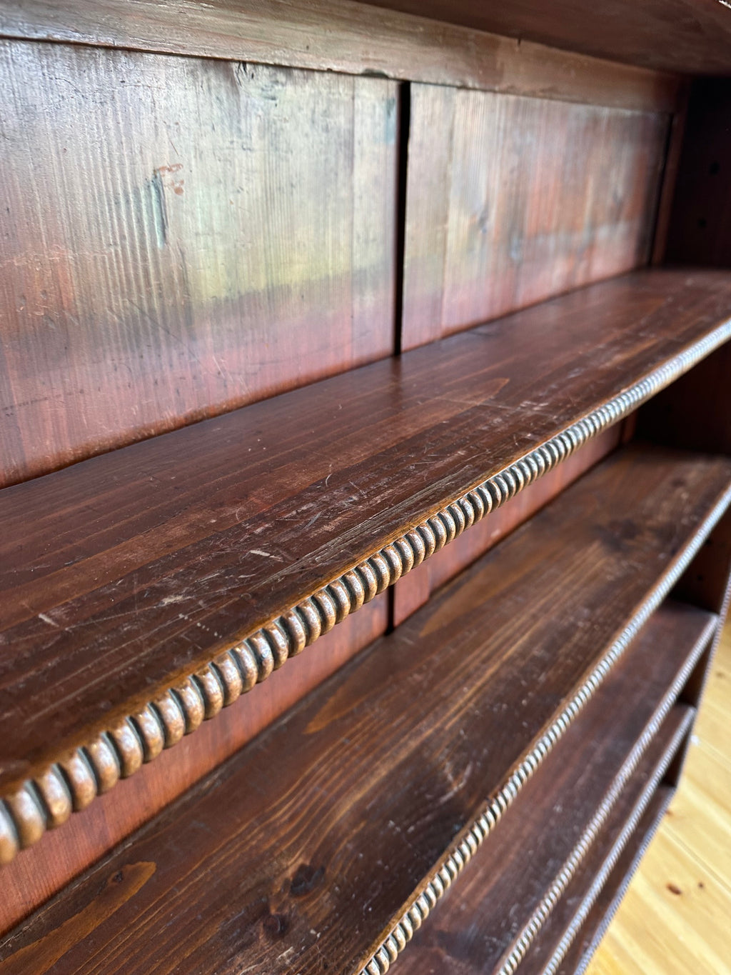 Mahogany Adjustable Shelf Bookcase by Waring & Gillow