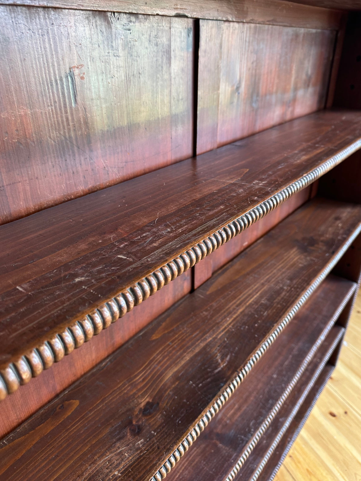 Mahogany Adjustable Shelf Bookcase by Waring & Gillow