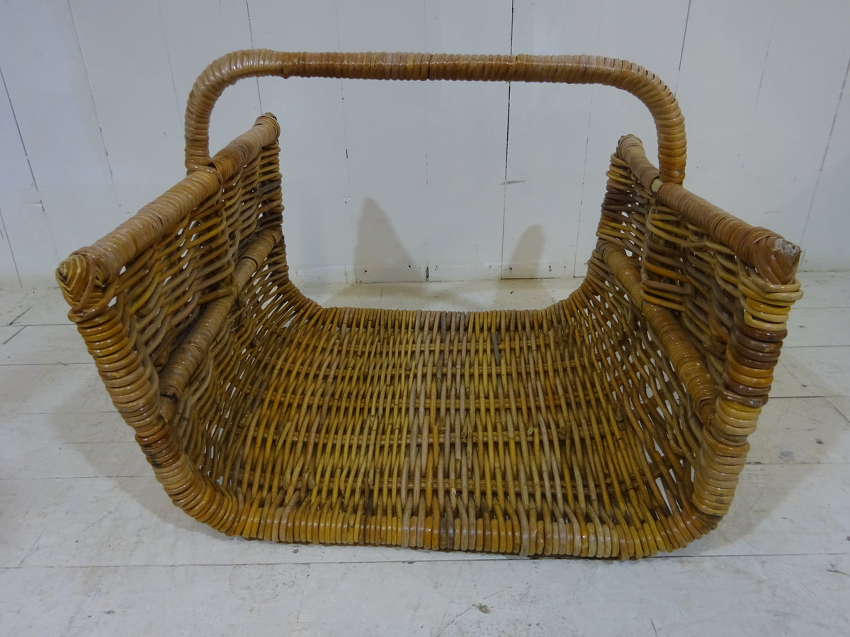 Vintage Wicker Log Basket