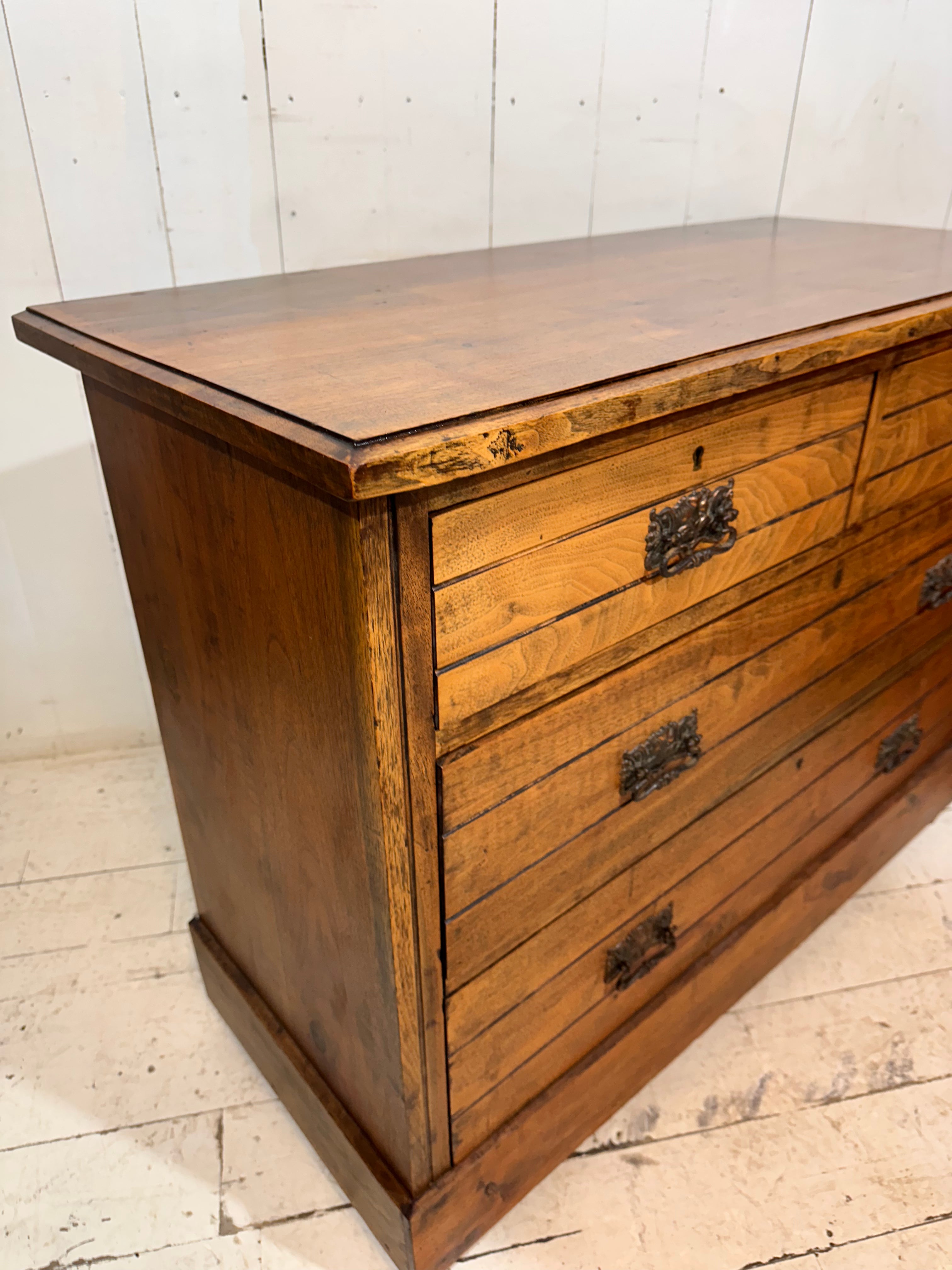 Edwardian Chest Of Drawers -Hand Crafted Antique