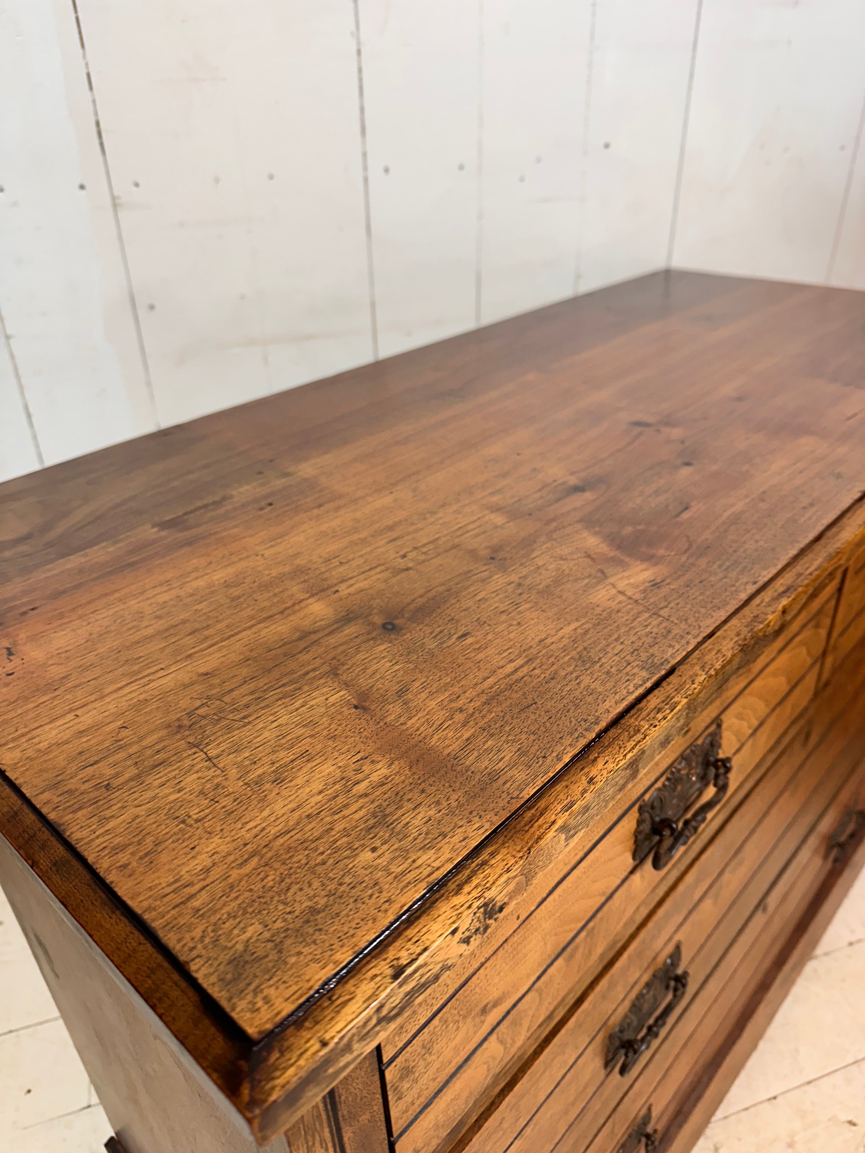 Edwardian Chest Of Drawers -Hand Crafted Antique