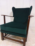 Early 1900's Country House Wing Back Armchair